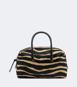 DeMellier DeMellier Stockholm Small calf hair top-handle bag