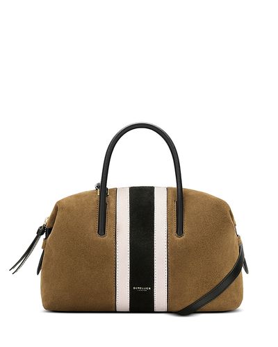Demellier DeMellier Stockholm Small Suede Duffle Bag
