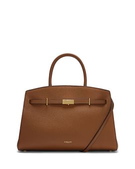 Demellier DeMellier The Midi Hudson Leather Top Handle Bag