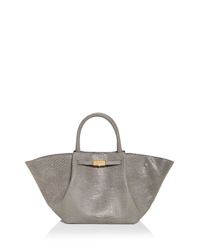Demellier DeMellier The Midi New York Embossed Leather Tote