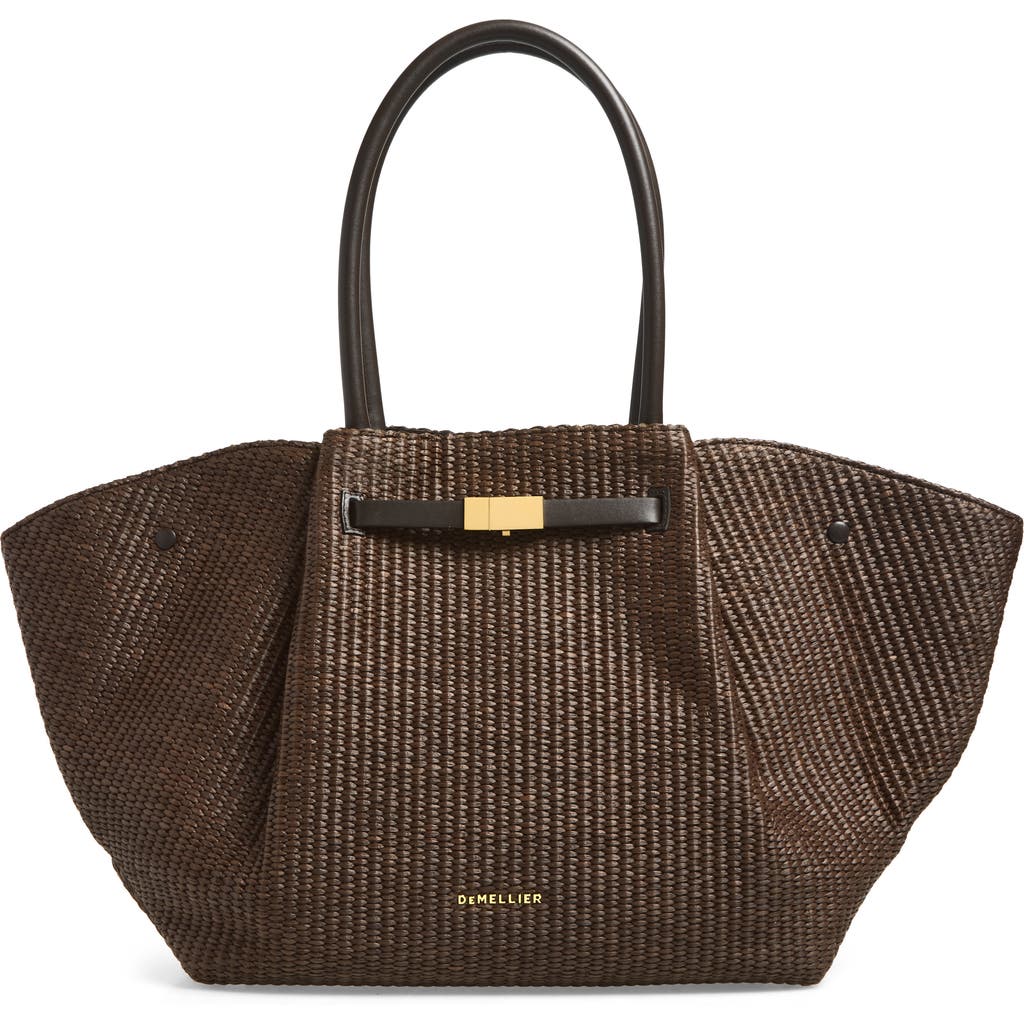 DeMellier DeMellier The New York East/West Raffia Tote