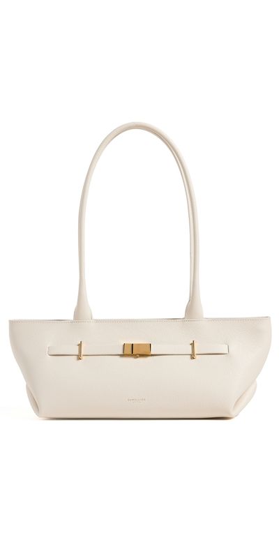 DeMellier DeMellier The New York Shoulder Bag Off White Small Grain One