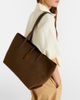 DeMellier DeMellier Tokyo leather-trimmed suede tote bag - 6