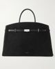DEMELLIER The Hudson leather-trimmed suede tote - 1