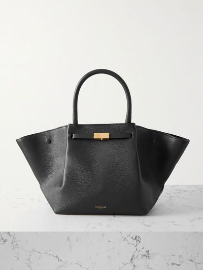 DEMELLIER The New York midi textured-leather tote