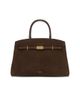 DeMellier Women's Hudson Belted Suede Top Handle Bag - 1