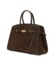 DeMellier Women's Hudson Belted Suede Top Handle Bag - 3