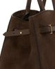 DeMellier Women's Hudson Belted Suede Top Handle Bag - 6