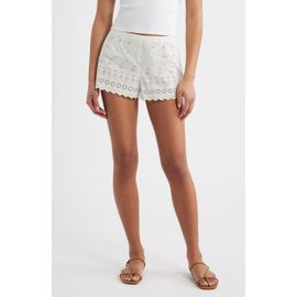 DÔEN DÔEN Arda Eyelet Organic Cotton Mini Shorts