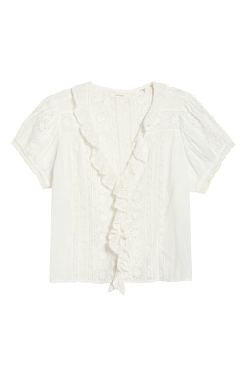 DÔEN DÔEN Clairette Eyelet Organic Cotton Voile Top