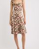 DÔEN DÔEN Donielle Cowl Neck Silk Dress - 1