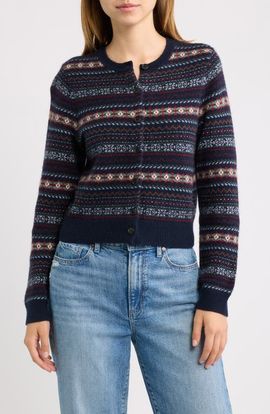DÔEN DÔEN Faustine Fair Isle Cardigan