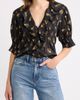 DÔEN DÔEN Henri Ruffle V-Neck Top - 1