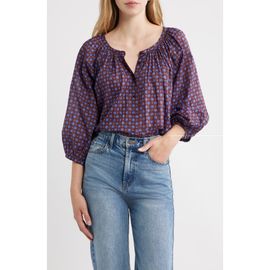 DÔEN DÔEN Jiana Print Organic Cotton Top