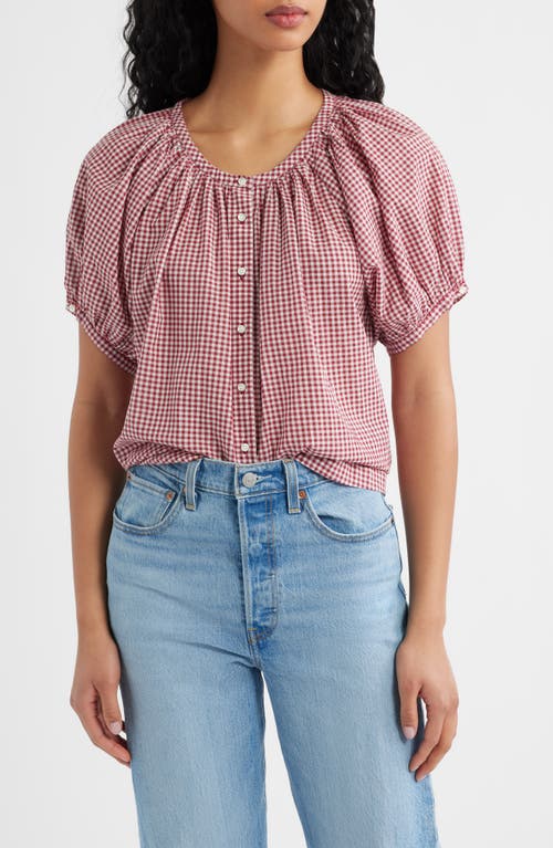 DÔEN DÔEN June Organic Cotton Gingham Top