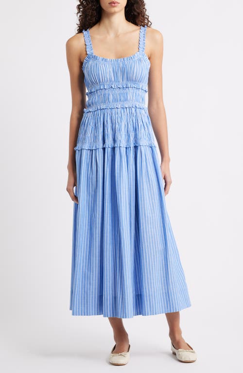 DEN - Marianne Stripe Organic Cotton Midi Dress