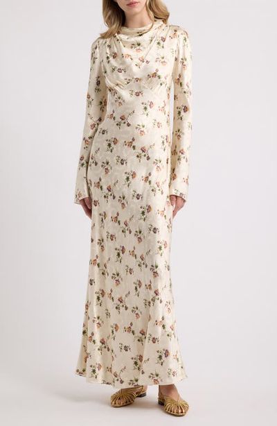 DÔEN DÔEN Melora Cowl Neck Maxi Dress