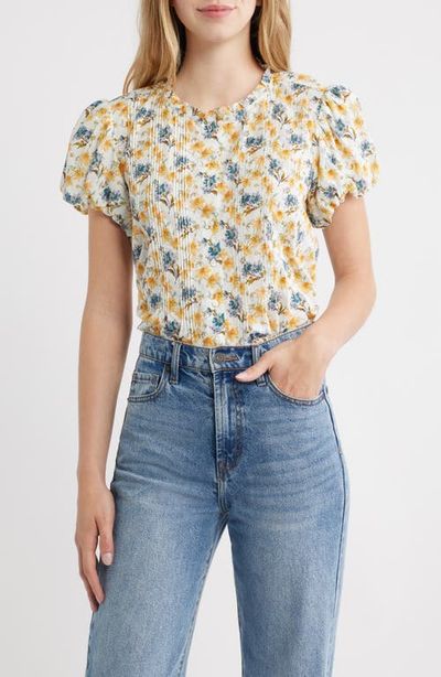 DÔEN DÔEN Millie Puff Sleeve Organic Cotton Top