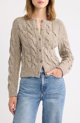 DÔEN DÔEN Penrose Cable Cardigan