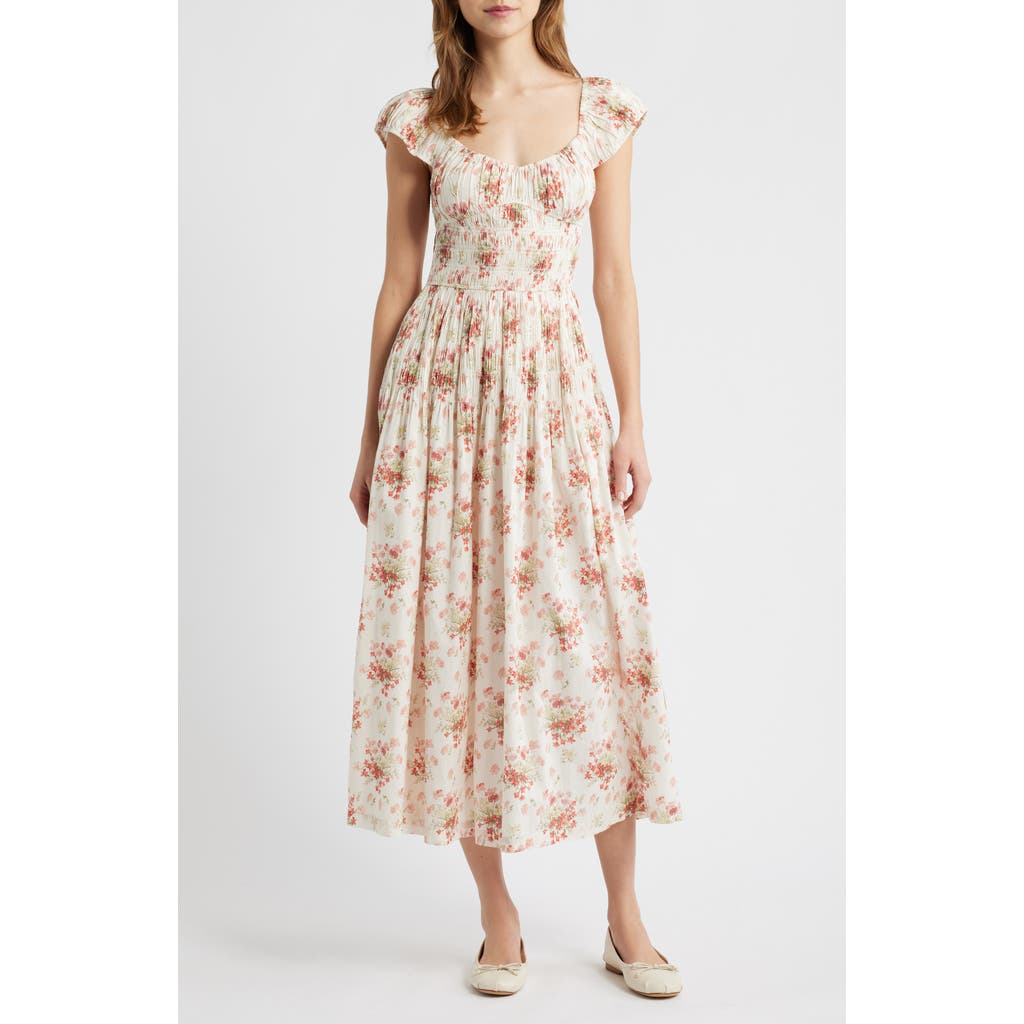 DÔEN DÔEN Quinette Organic Cotton Voile Midi Dress