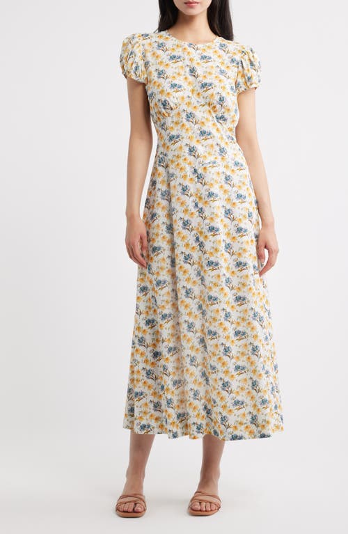 DÔEN DÔEN Rhodia Floral Organic Cotton Midi Dress