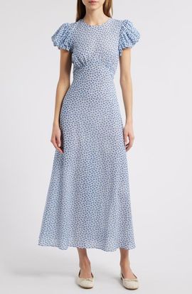 DÔEN DÔEN Romina Floral Organic Cotton Maxi Dress