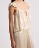 DÔEN DÔEN Rosalee Silk Top with Lace Trim - 3