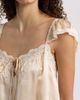 DÔEN DÔEN Rosalee Silk Top with Lace Trim - 4