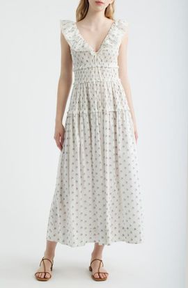 DÔEN DÔEN Sorina Floral Organic Cotton Dress
