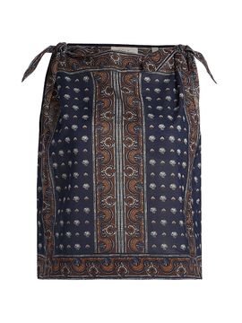 DÔEN Women's Amalia Shell-Print Cotton Top