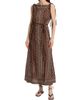 DÔEN Women's Amarante Shell-Print Cotton Maxi Dress - 2