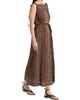 DÔEN Women's Amarante Shell-Print Cotton Maxi Dress - 4