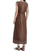DÔEN Women's Amarante Shell-Print Cotton Maxi Dress - 5