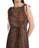 DÔEN Women's Amarante Shell-Print Cotton Maxi Dress - 6