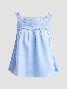 DÔEN Women's Benita Pintuck & Lace Top
