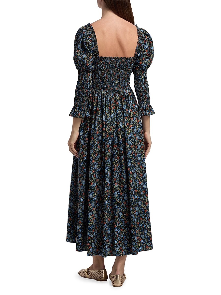 doen bijou dress blue REDUCED & RELISTED! ITEM: Doen Bijou dress COLOR: California wildflower  Midblue SIZE: M CONDITION: NWT PRICE: $285 (Venmo or f&f) SHIPPING: $10  INTERNATIONAL: dm to arrange new shipping price MATERIAL: 52% cotton