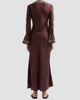 DÔEN Women's Davina Paisley Silk Bias-Cut Maxi Dress - 3