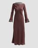 DÔEN Women's Davina Paisley Silk Bias-Cut Maxi Dress - 6