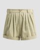 DÔEN Women's Declan Pleated Shorts - 1