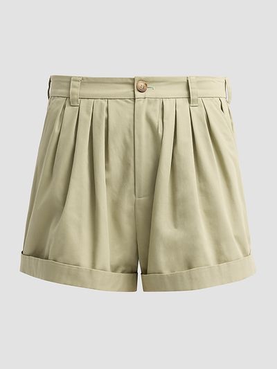 DÔEN Women's Declan Pleated Shorts