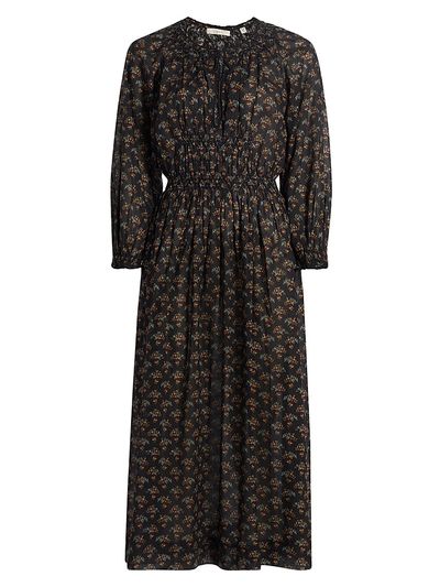 DÔEN Women's Delfina Floral Midi-Dress
