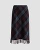 DÔEN Women's Elowette Knotted Fringe Midi Skirt - 1
