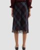 DÔEN Women's Elowette Knotted Fringe Midi Skirt - 3