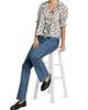DÔEN Women's Henri Floral Cotton V-Neck Blouse - 2