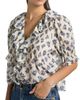 DÔEN Women's Henri Floral Cotton V-Neck Blouse - 6