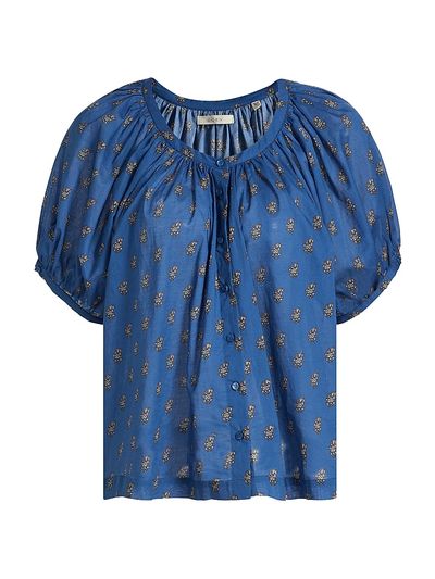 DÔEN Women's June Printed Cotton Top