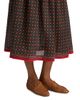 DÔEN Women's Marciette Floral Cotton Midi-Skirt - 6