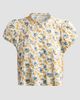 DÔEN Women's Millie Pintuck Cotton Top - 1