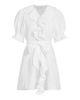 DÔEN Women's Piper Belted Ruffled Minidress - 1