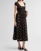 DÔEN Women's Quinley Cotton-Blend Floral Smocked Midi Dress - 4